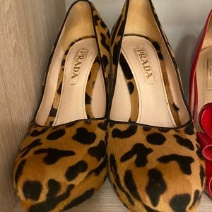 Prada leopard pumps size 7.5